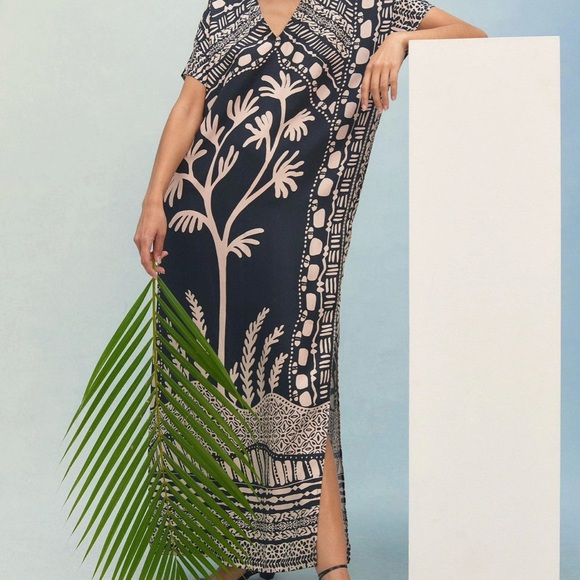 MARIE OLIVER OLIVER CAFTAN SIZE MEDIUM - Picture 2 of 10